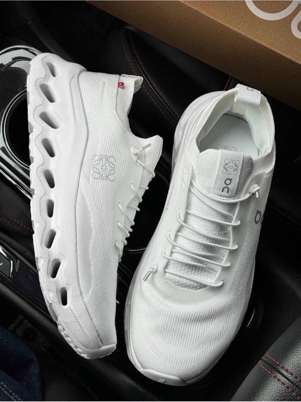 On × Loewe Cloudtilt "All White" sneakers